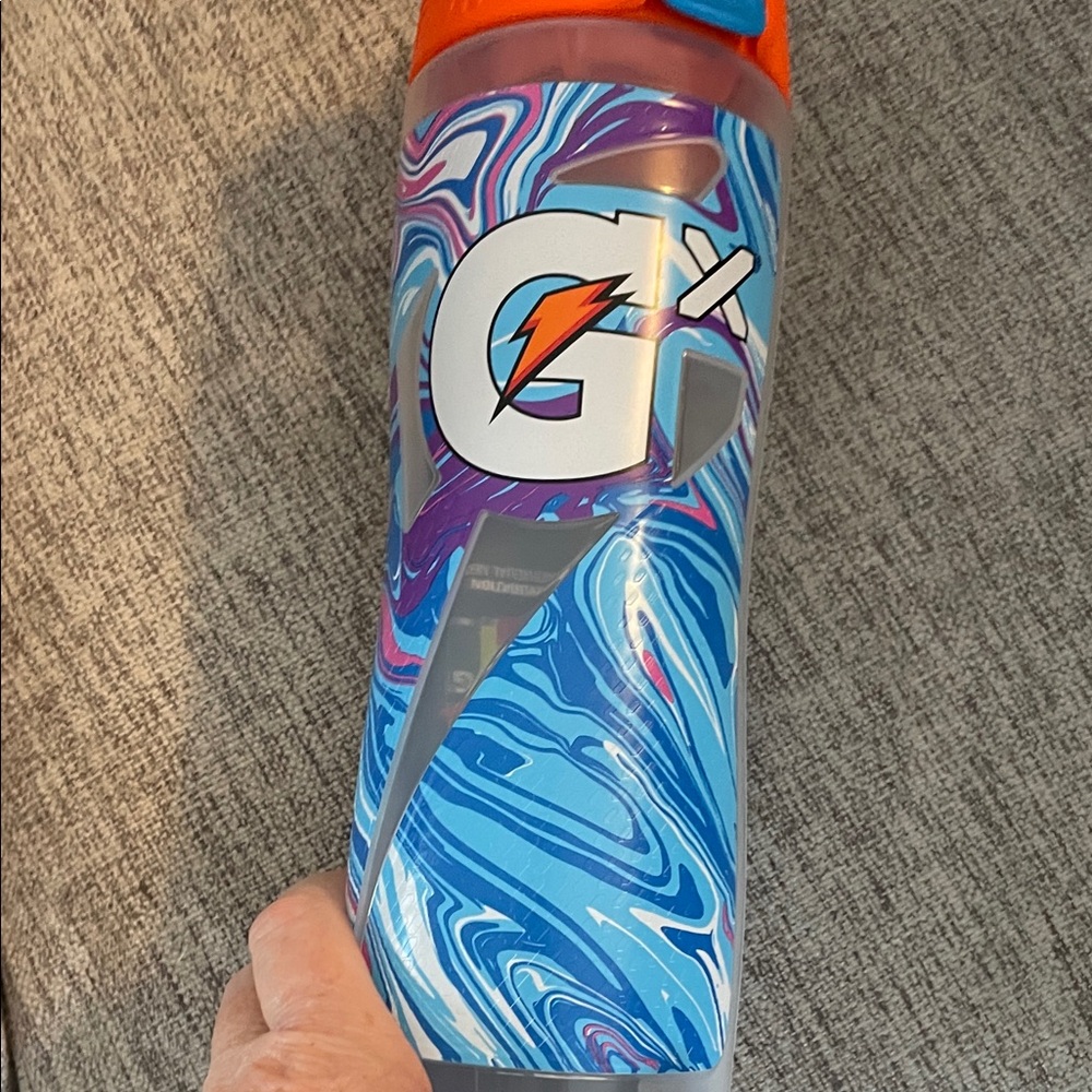 Gatorade Blue and Orange Water Bottle